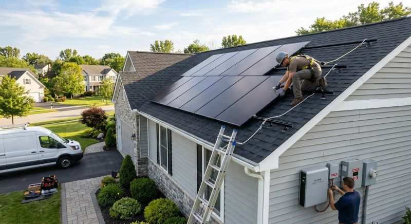 Solar Generator Installation in Roswell, GA